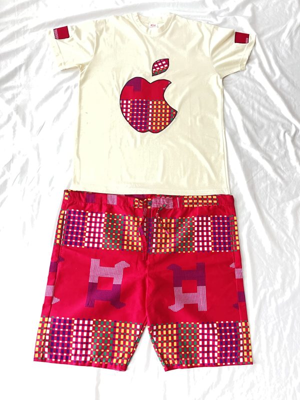 African Print T-shirt and Shorts