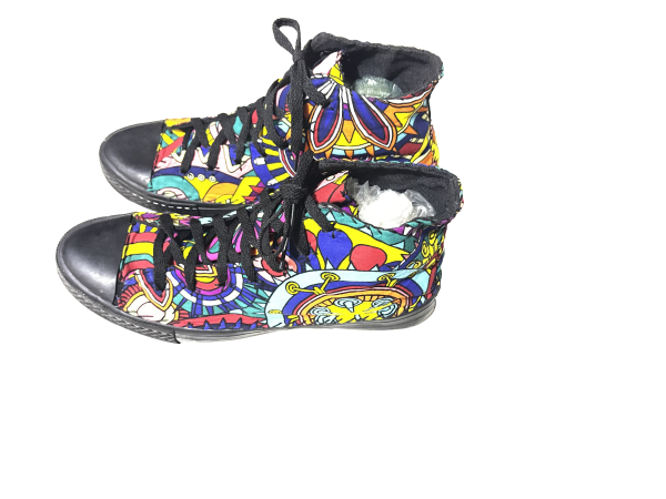 African print sneakers