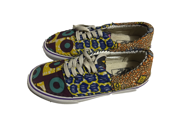 African print sneakers