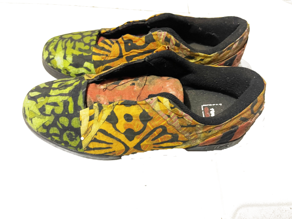 African print sneakers