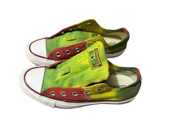 African print sneakers