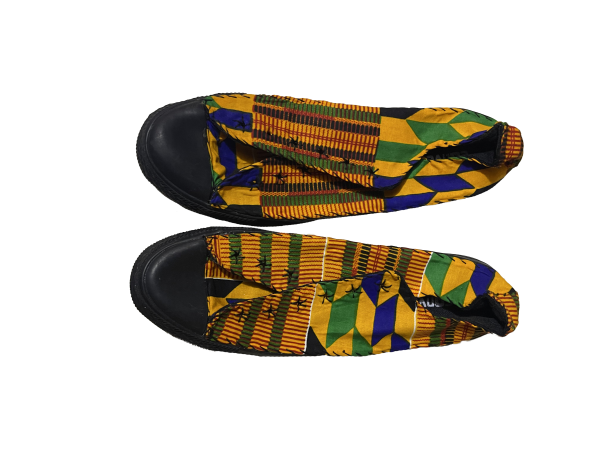 African print sneakers