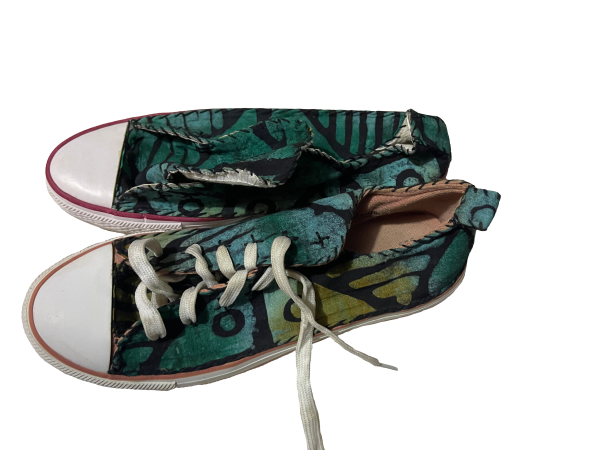 African print sneakers