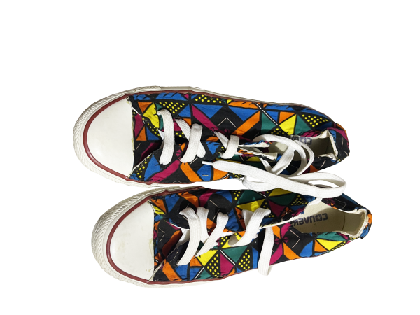 African print sneakers